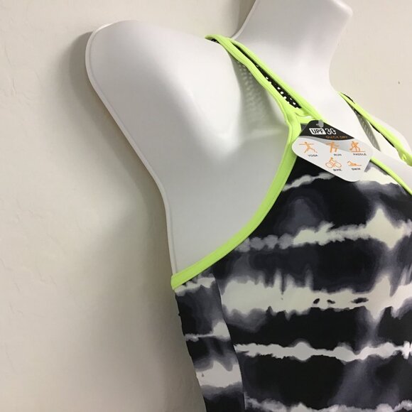 NWT ZeroXposur Women's Tie Dye Print UPF 30+ Padded Tankini Swim Top XS - Picture 3 of 8